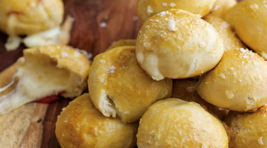 Soft Pretzel Pizza Bites