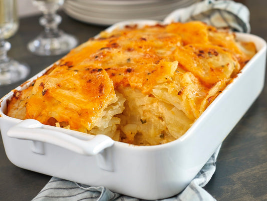 Cheddar and Havarti Cheesy Potatoes