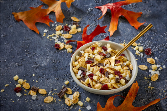 Parmesan Roasted Pumpkin Seed Snack Mix