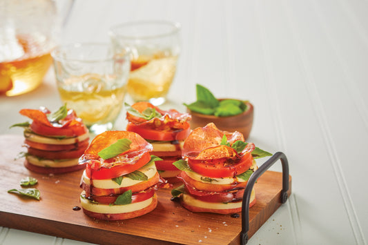 Sweet and Savory Caprese Stacks