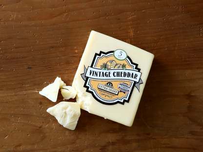 Cheddar Cheese 5 Year Vintage White