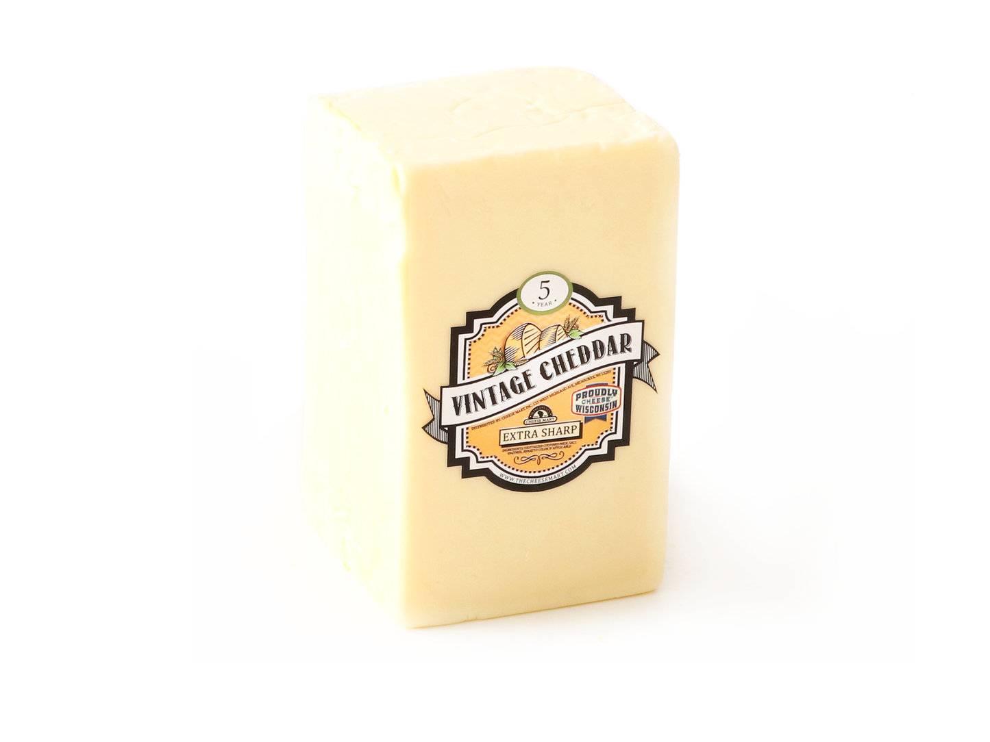 Cheddar Cheese 5 Year Vintage White