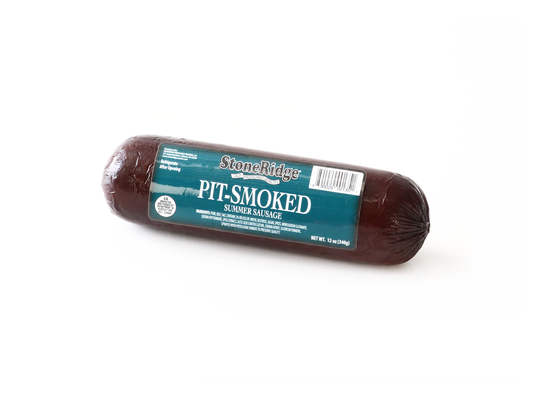 Summer Sausage Pit Smoked