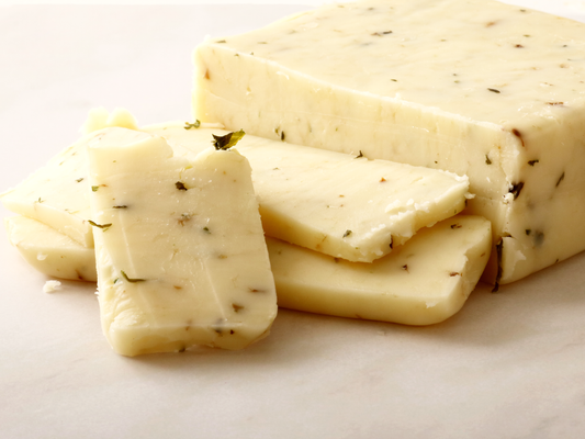 Monterey Jack Cheese with Morel and Leek