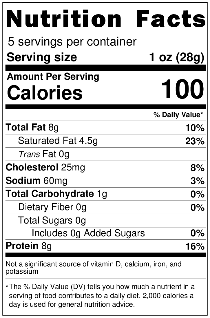 Glacier Blue Cheese Blue Spruce Smoked