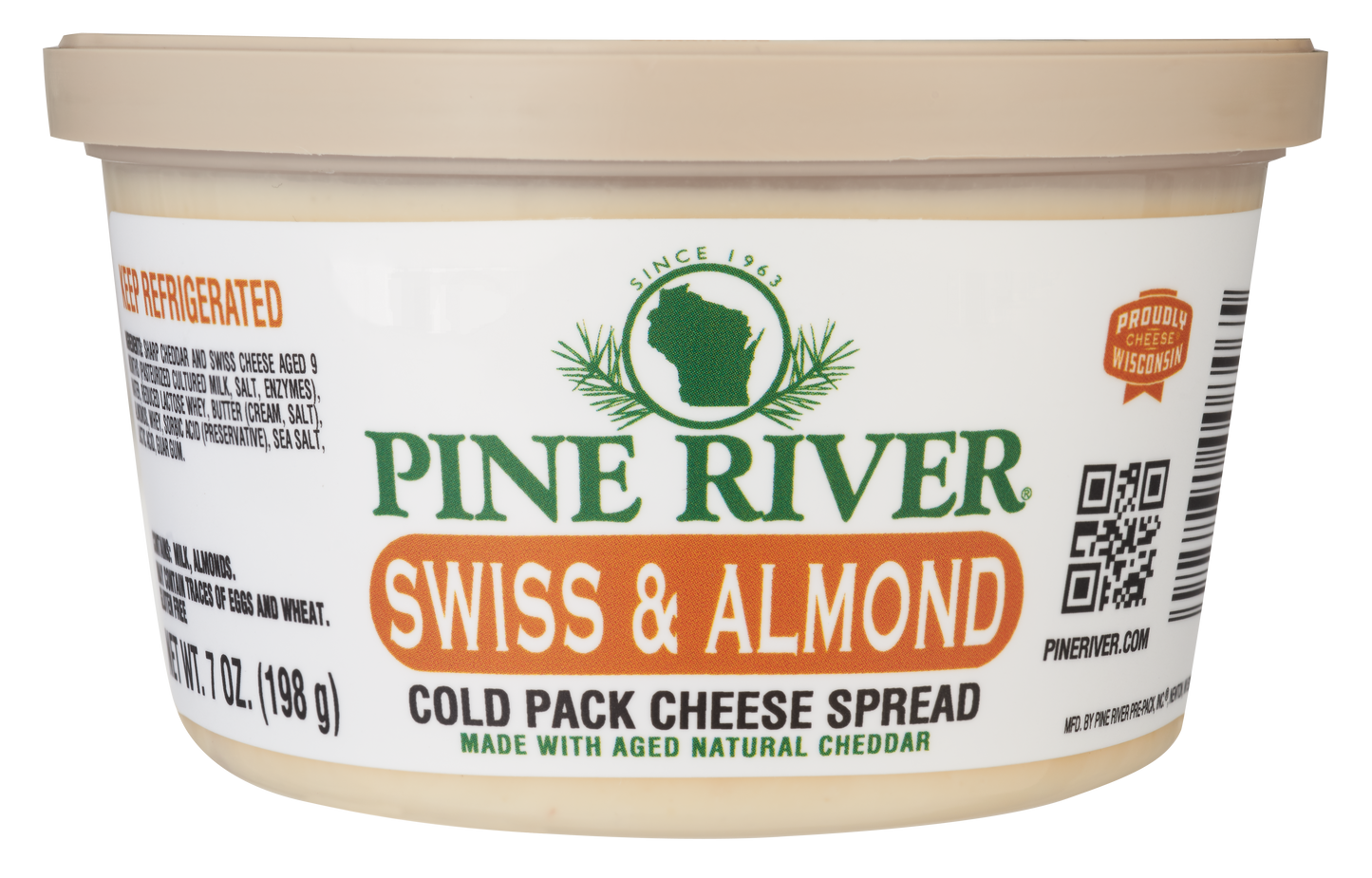 Swiss Almond Cold Pack Cheese Spread