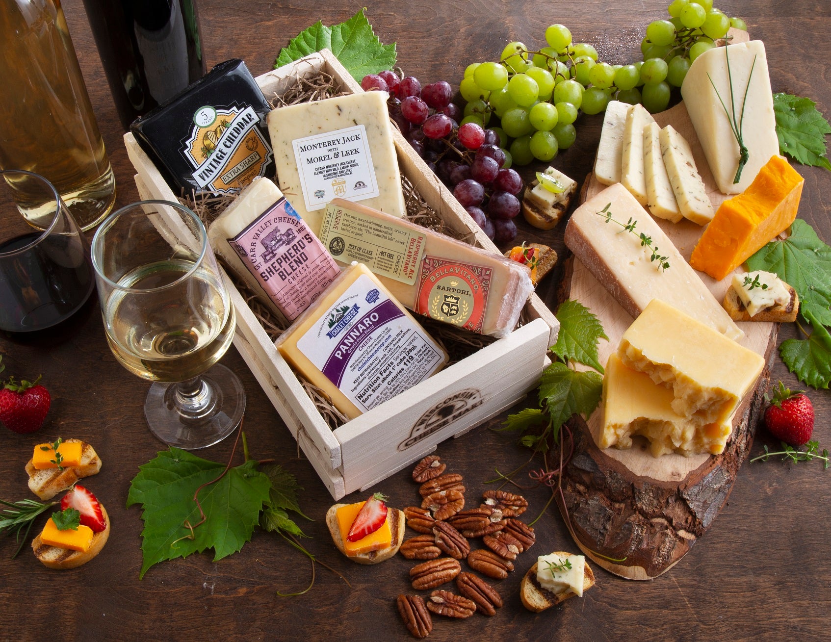 Wine Cheese Meat Baskets wine-cheese-meat-baskets