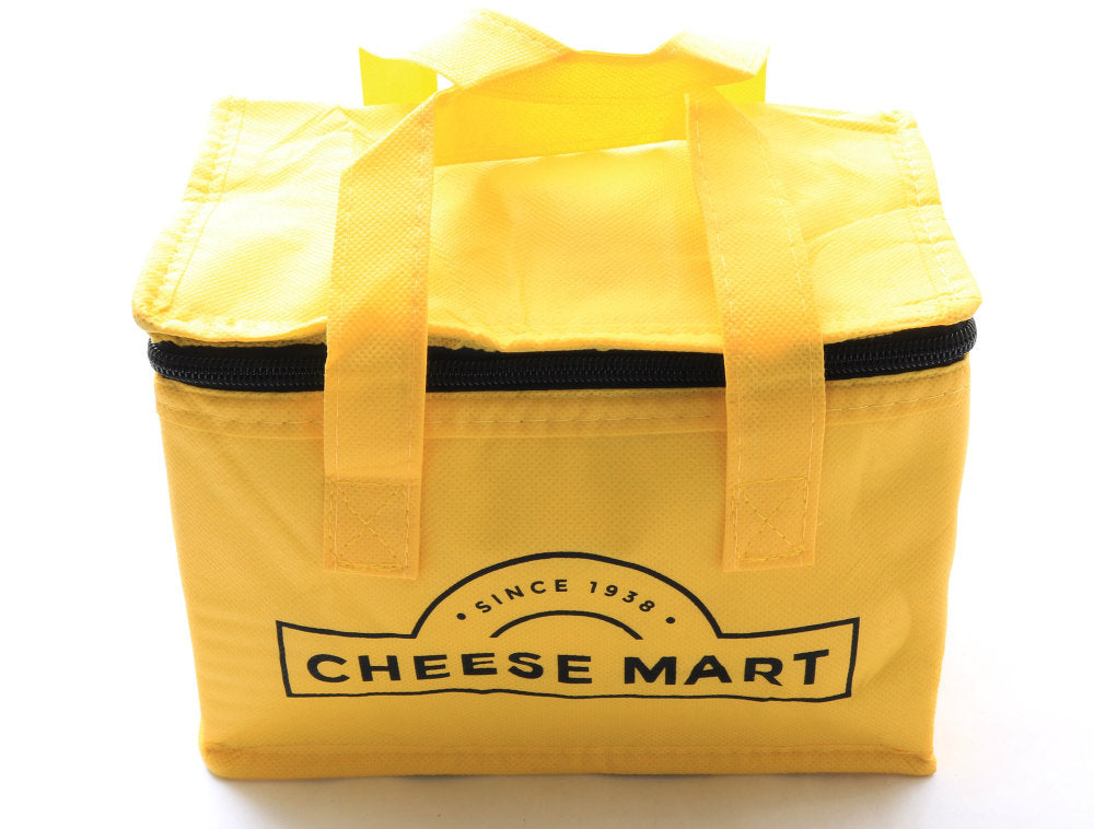 yellow canvas cooler