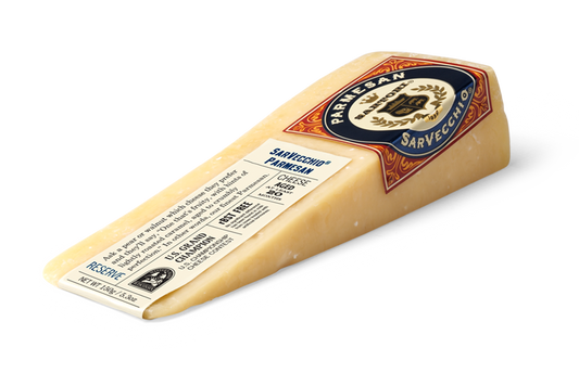 5.3 ounce piece of sarveccio parmesan cheese