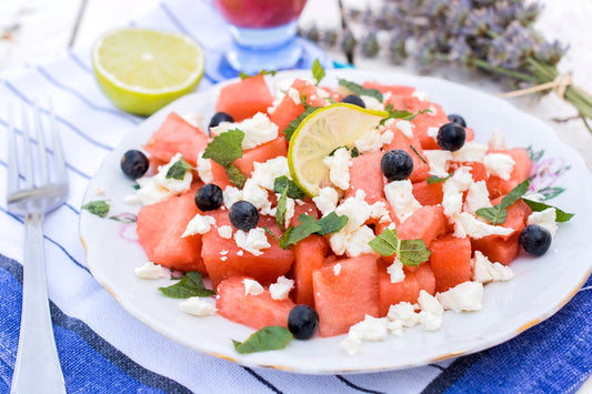 Watermelon Goat Cheese Salad