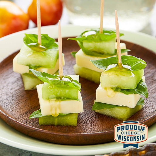 Havarti Honeydew Stacks