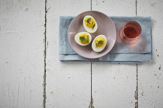 Green Goddess Deviled Eggs