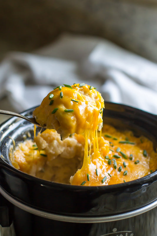 Slow-Cooker Cheddar and Chive Mashed Potatoes