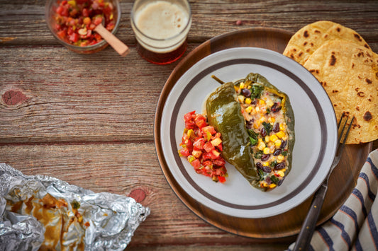 Southwest Pepper Jack-Stuffed Poblano Packets