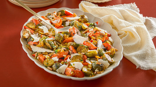 Roasted Brussels Sprouts and Carrots
