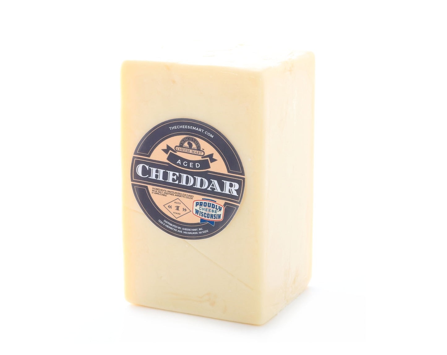 Cheddar Cheese 1 Year Aged White Half Loaf