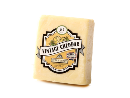Cheddar Cheese 10 Year Vintage White