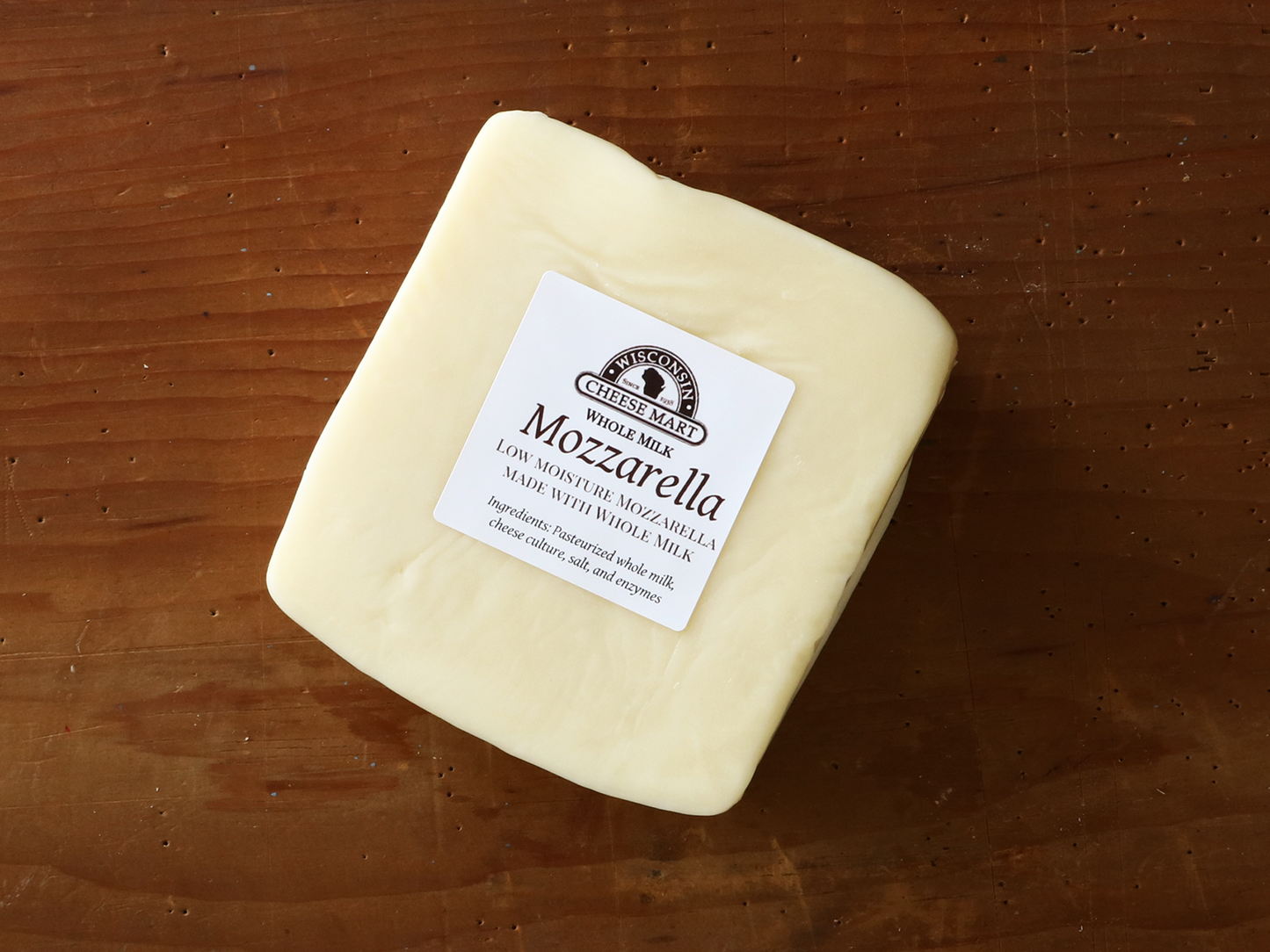 Mozzarella Cheese Whole Milk Low-Moisture