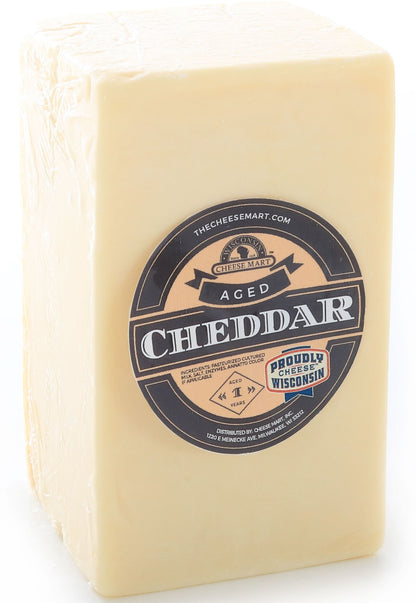 Cheddar Cheese 1 Year Aged White Half Loaf