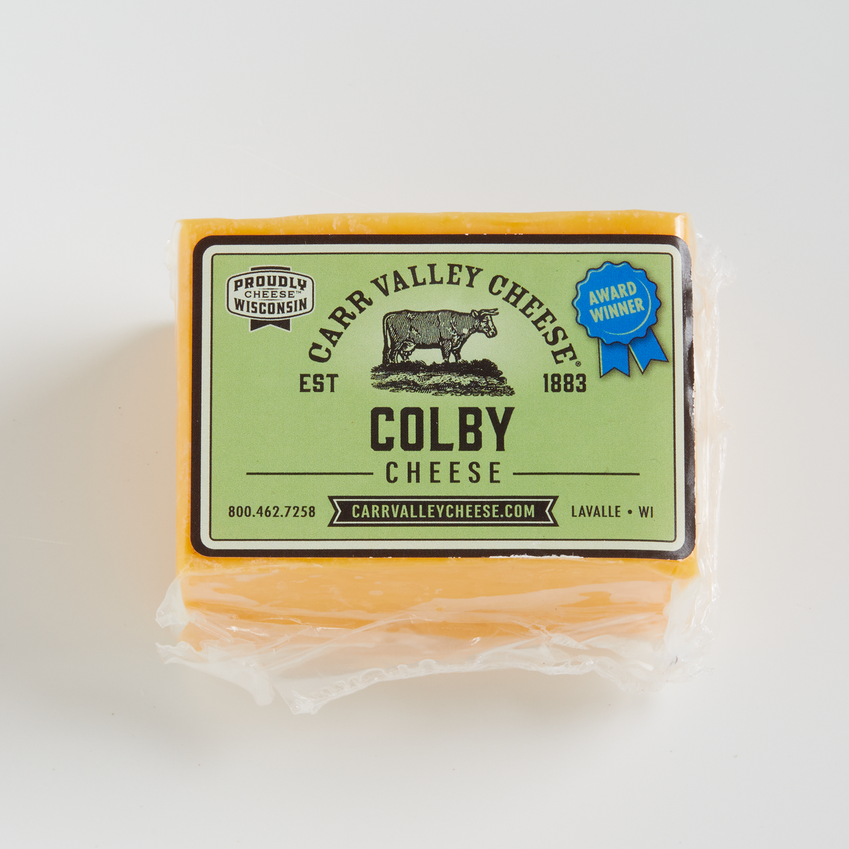 Colby Rasche Colby Cheese 50 50 Cheese Colby Jack 5lbs. Gile Cheese Factory