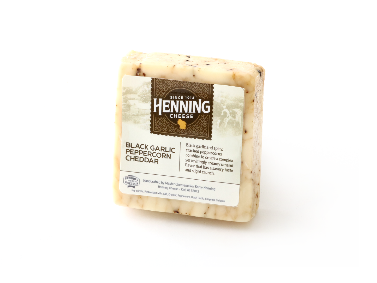 Cheddar Black Garlic Peppercorn