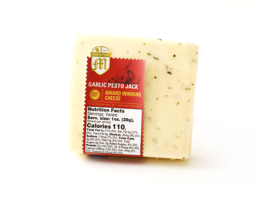 Monterey Jack Garlic Pesto