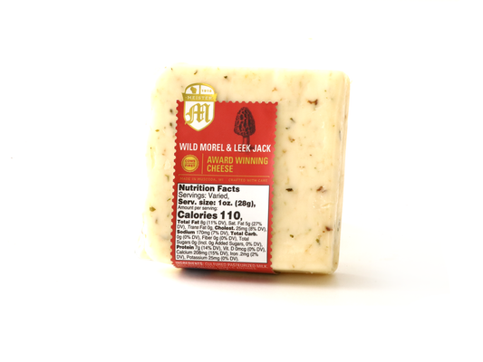 Monterey Jack Cheese with Morel and Leek