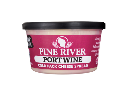 Port Wine Cold Pack Cheese - No Preservatives