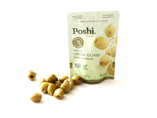 Olives Snack Basil & Garlic