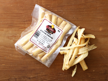 8 ounce package of smoked string cheese