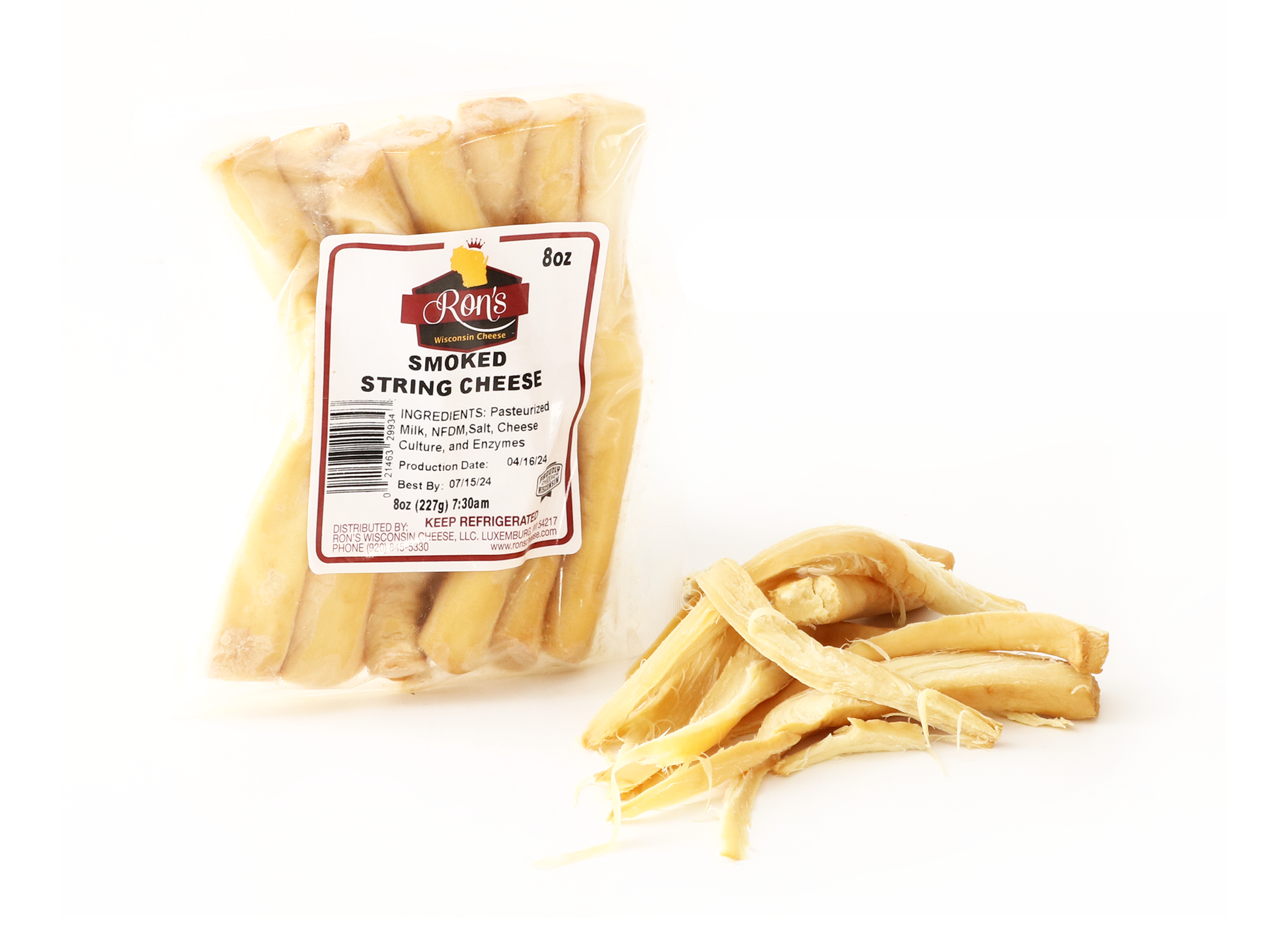 String Cheese Ron’s Smoked – Wisconsin Cheese Mart