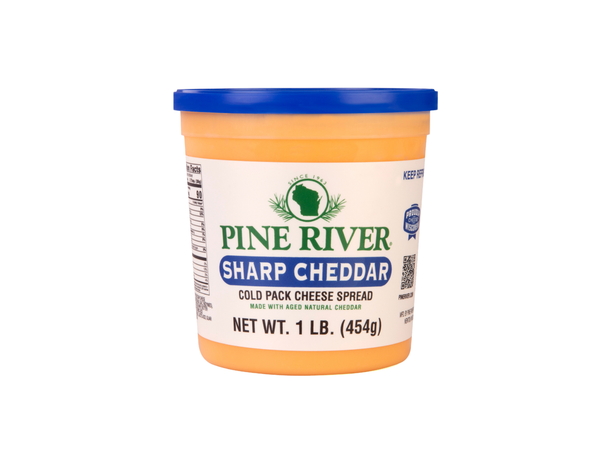 Sharp Cheddar Cold Pack Cheese Spread – Wisconsin Cheese Mart