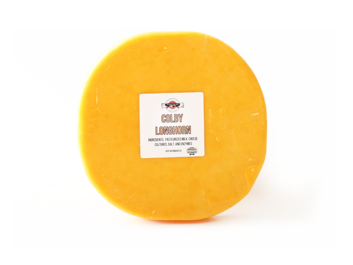 Colby Wi Colby Longhorn - Star Dairy – Wisconsin Cheese Mart