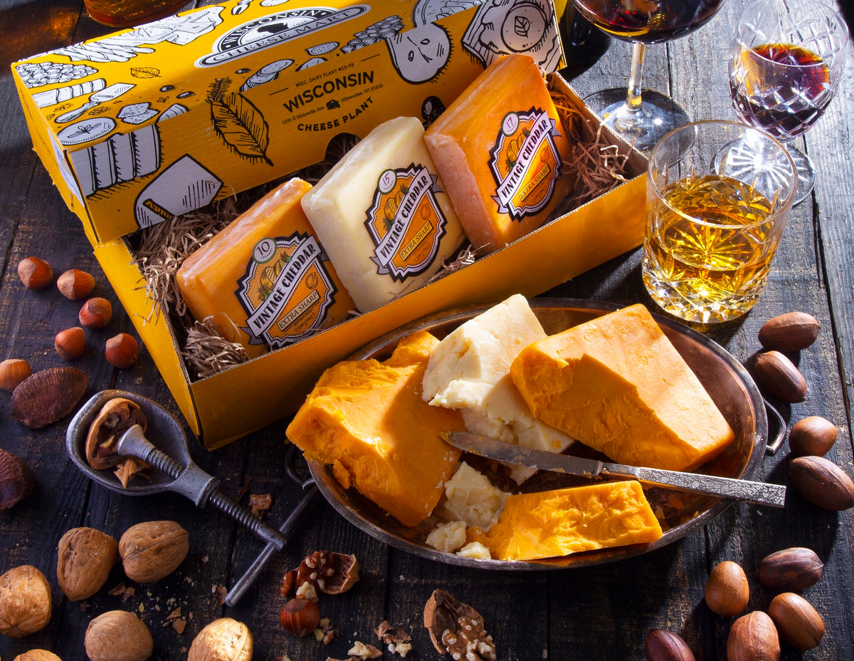 Cheddar Box Maker Super-Aged Cheddar Gift Box – Wisconsin Cheese Mart