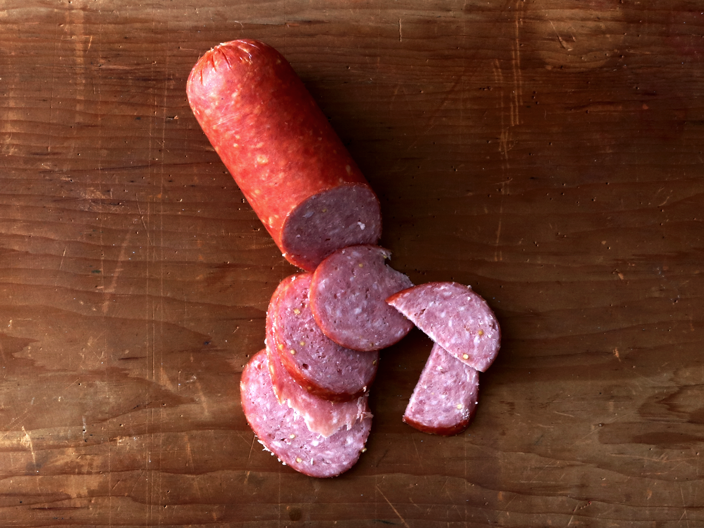 Summer Sausage Pit Smoked