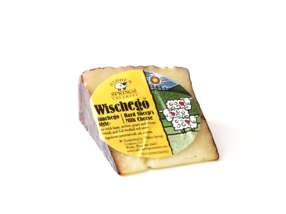 Wischego Cheese on White Background