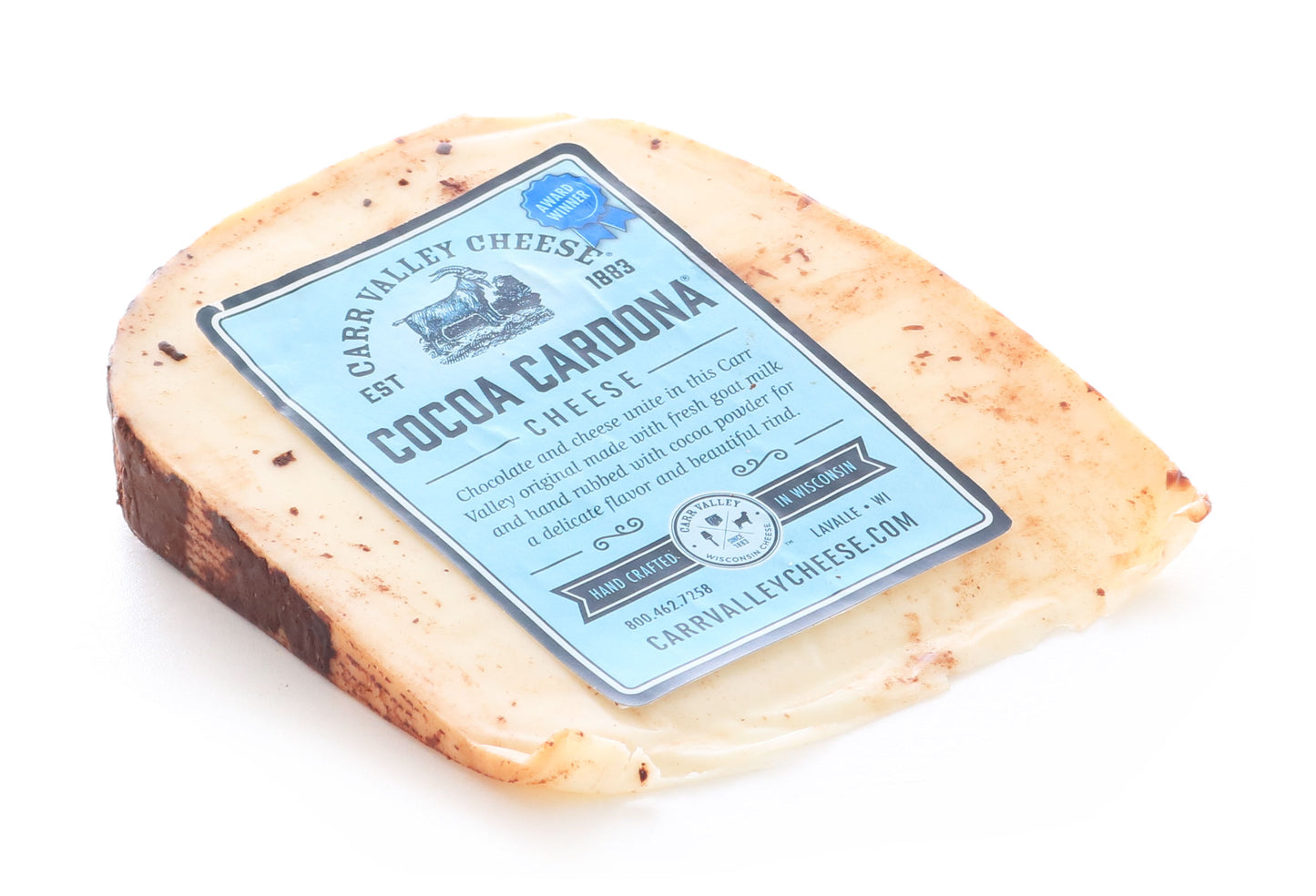 5 ounce piece of cocoa cardona wisconsin cheese