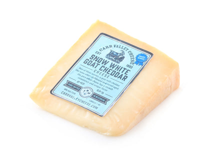 wisconsin white goat cheddar cheese