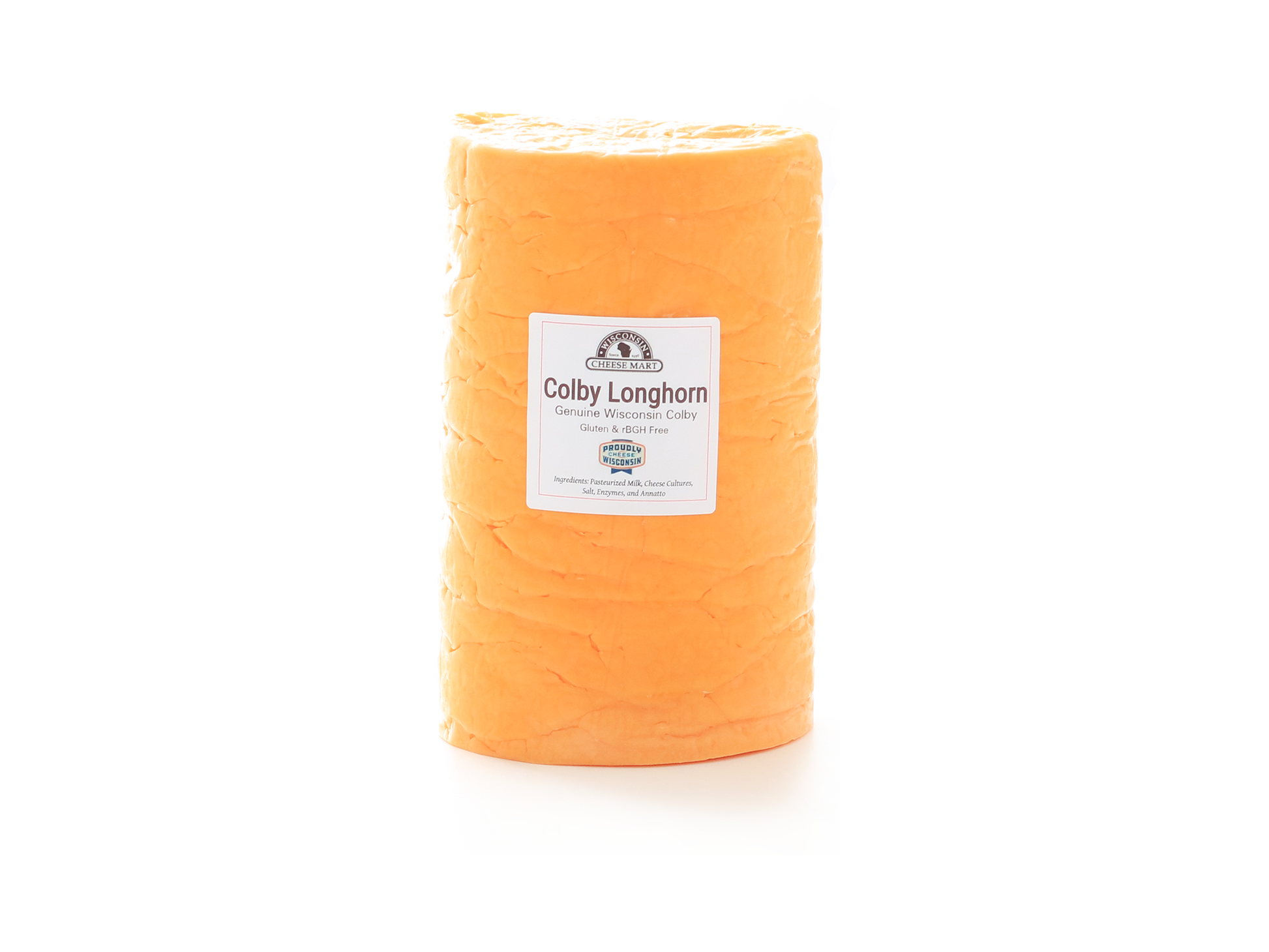 Colby Wi Colby Cheese Longhorn Half Loaf – Wisconsin Cheese Mart