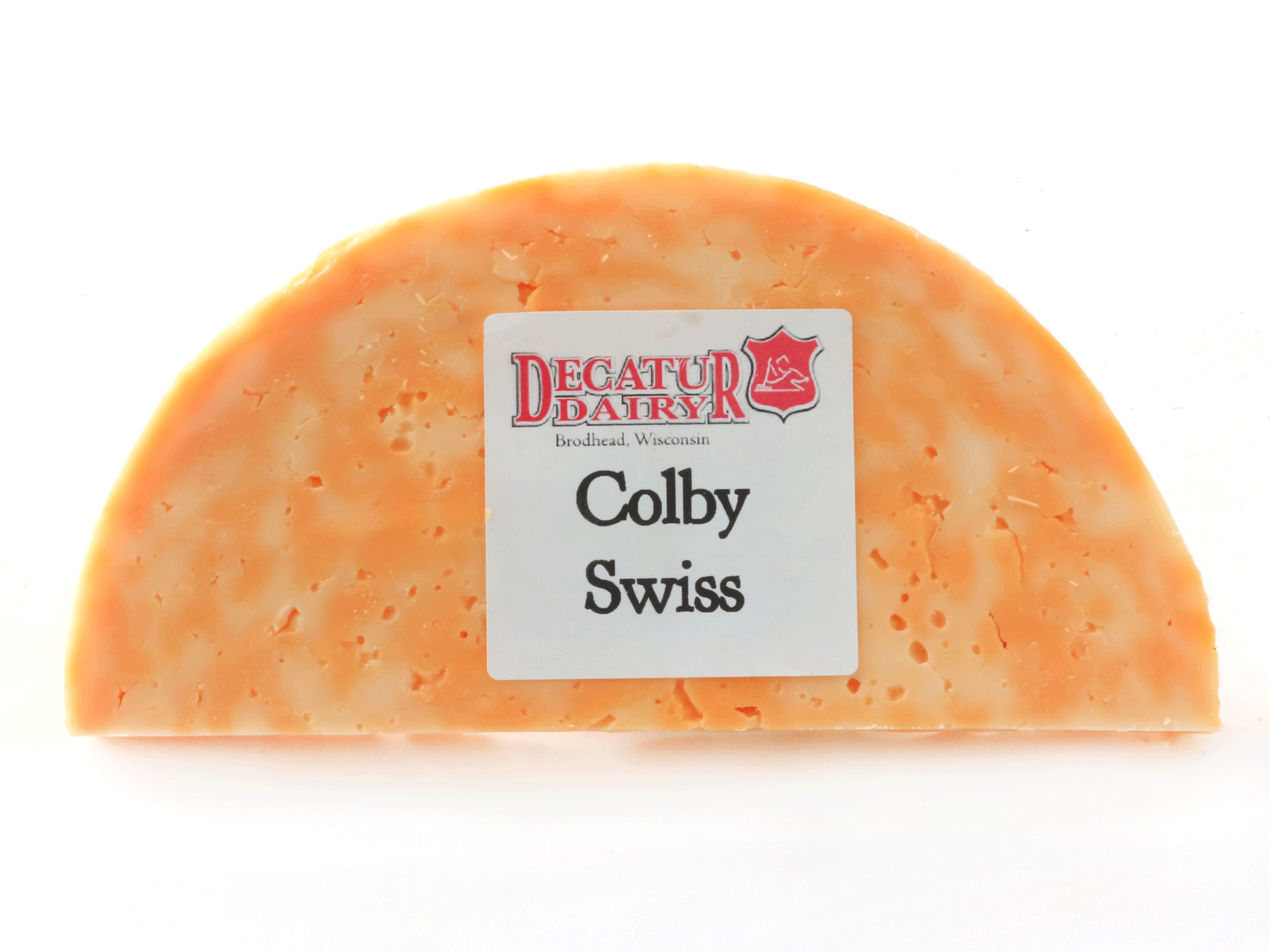 8 ounce piece of colby swiss cheese