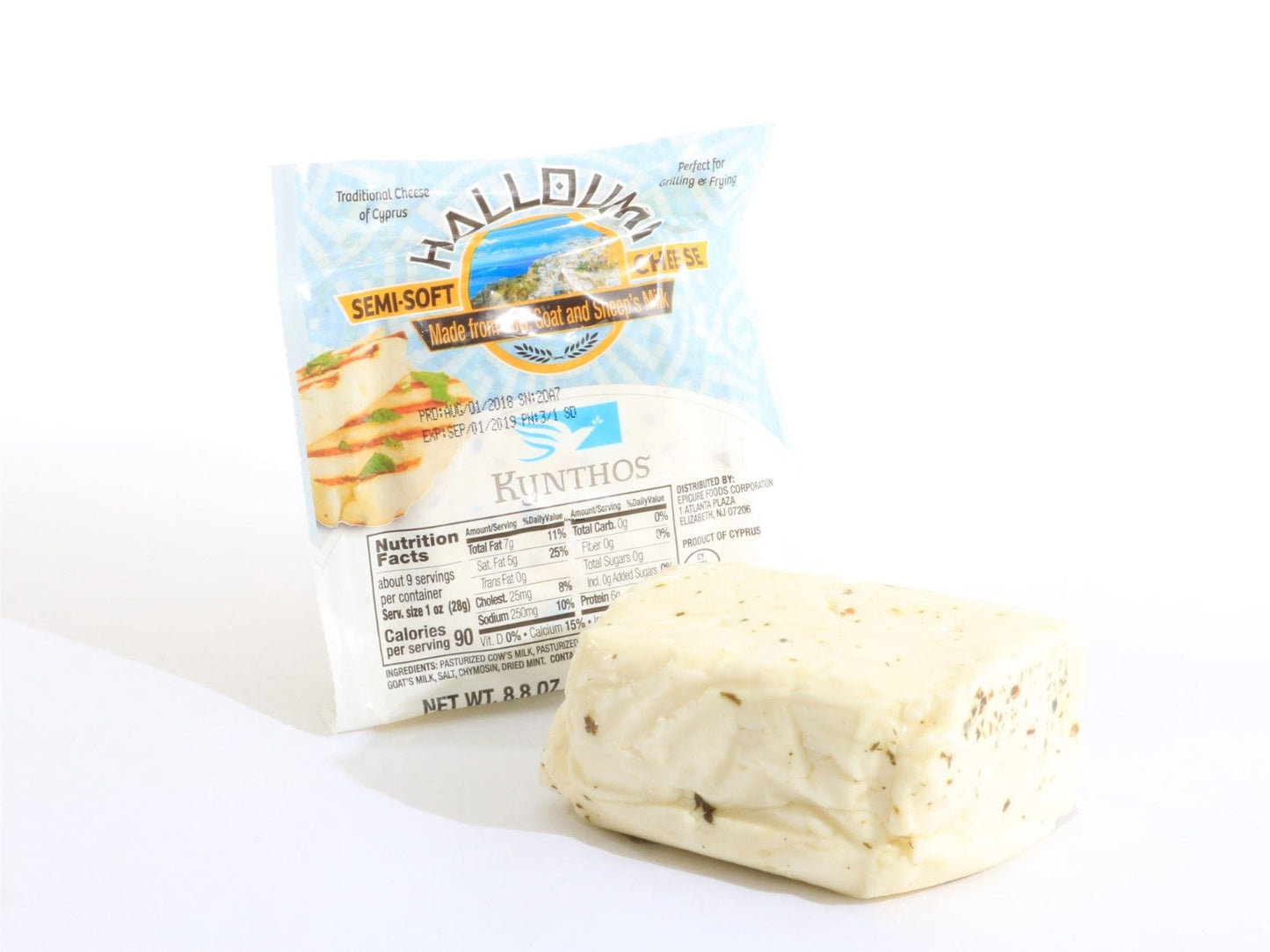 8.8 ounce of halloumi cheese