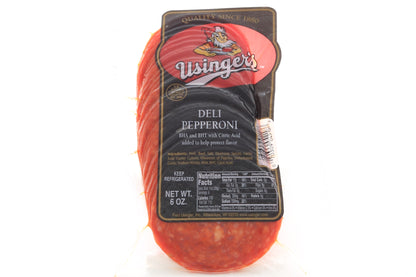 6 ounces of sliced deli pepperoni
