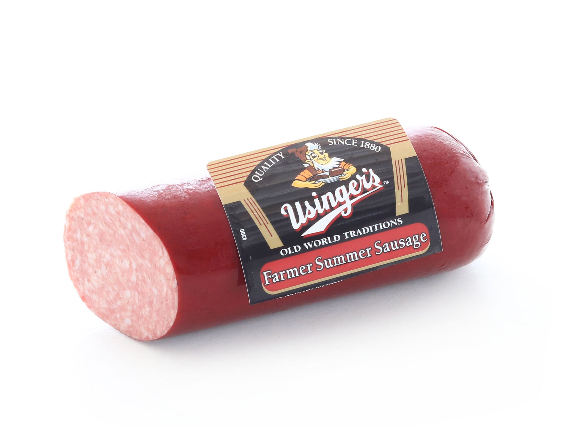 12 ounce piece of farmer summer sausage