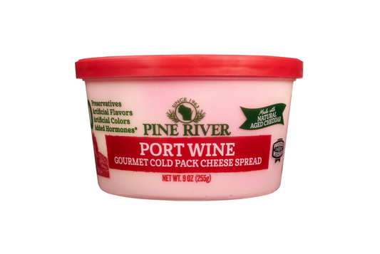 Port Wine Cold Pack Cheese - No Preservatives