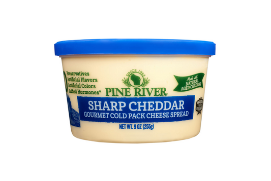 Sharp Cheddar Cold Pack Cheese - No Preservatives