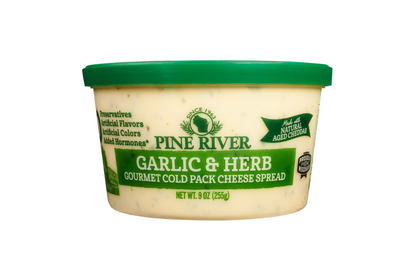 Garlic & Herb Cold Pack Cheese - No Preservatives