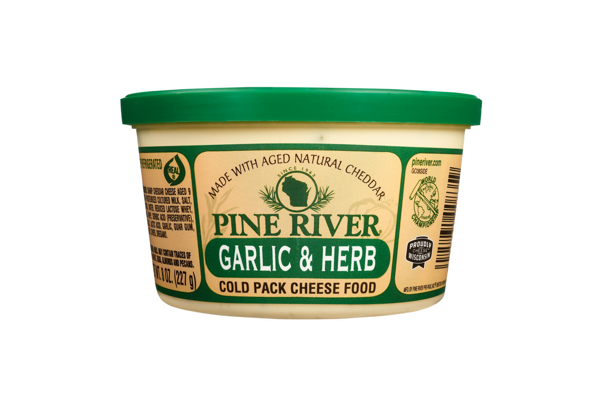 Garlic & Herb Cold Pack Cheese Spread Wisconsin Cheese Mart