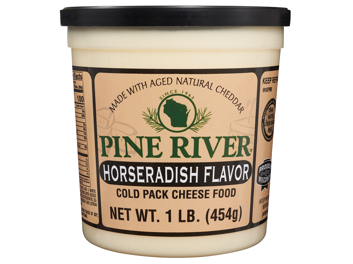 Horseradish Cold Pack Cheese Spread Wisconsin Cheese Mart