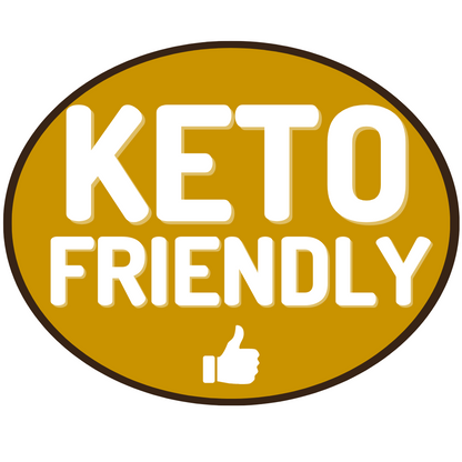 Keto friendly logo with thumbs up