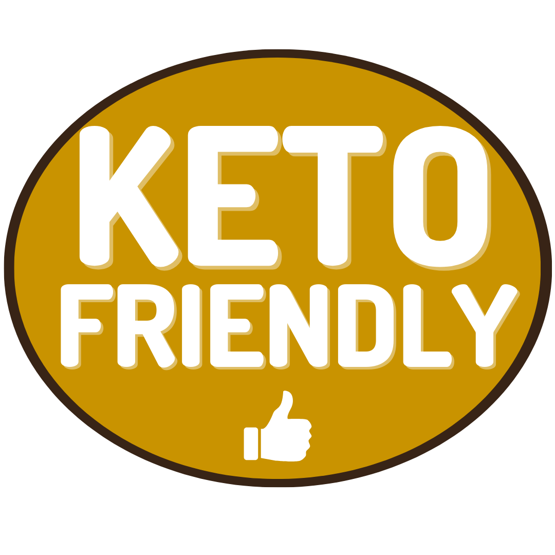 keto friendly logo with thumbs up